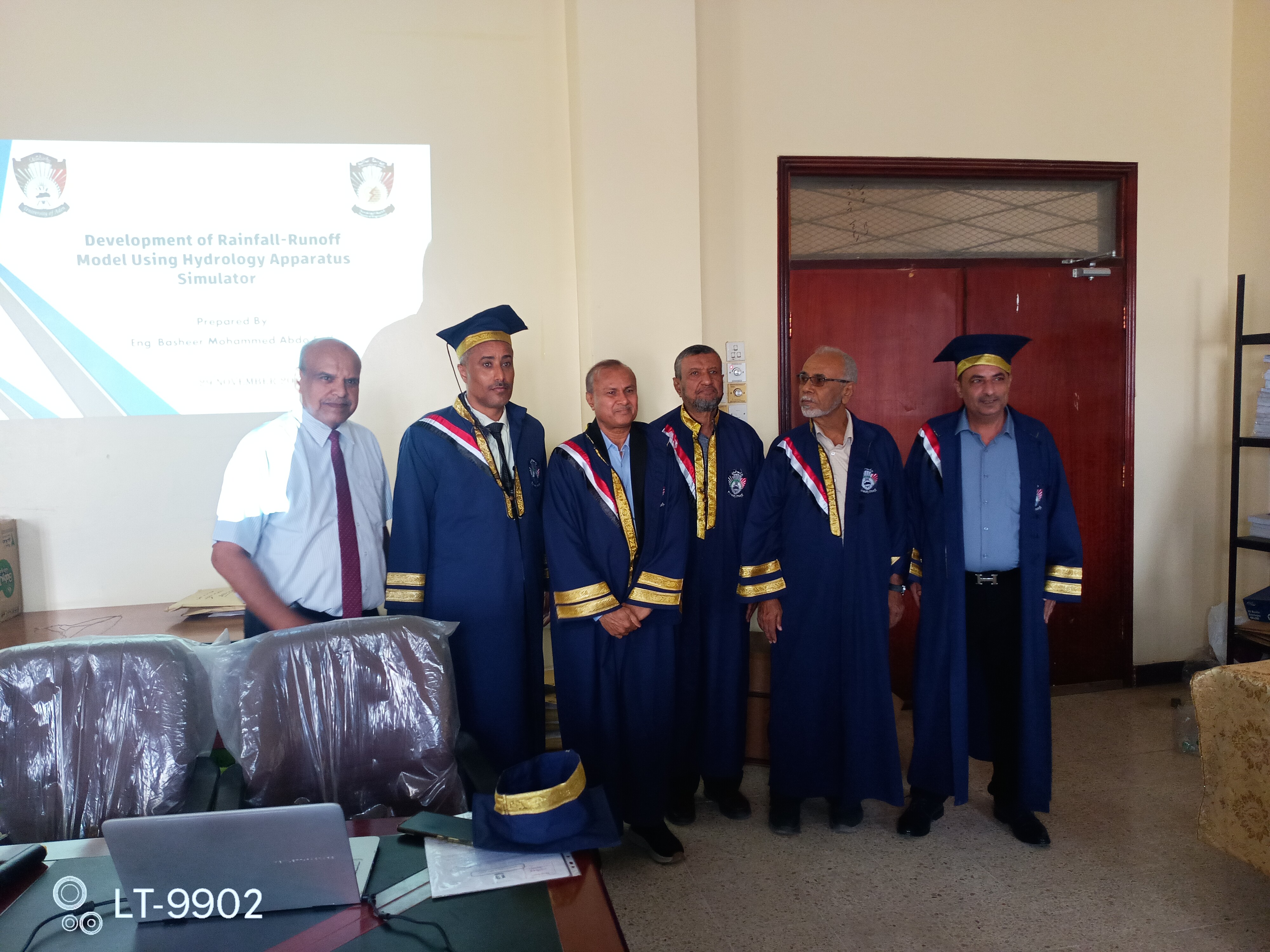 الماجستير بامتياز للباحثين:  1- م. بشير محمد عبده سيف الصليحي 2- م. محمد صالح احمد ربيد